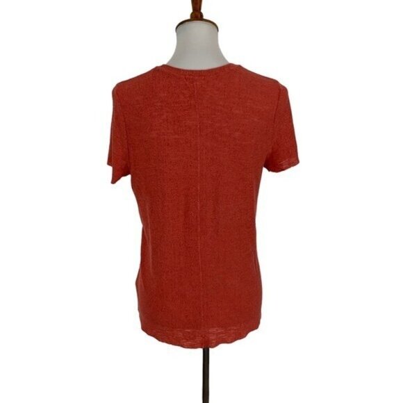 PST Top Large Coral Short Sleeve Tee Casual Y2K Retro Athleisure Everyday - Picture 3 of 5